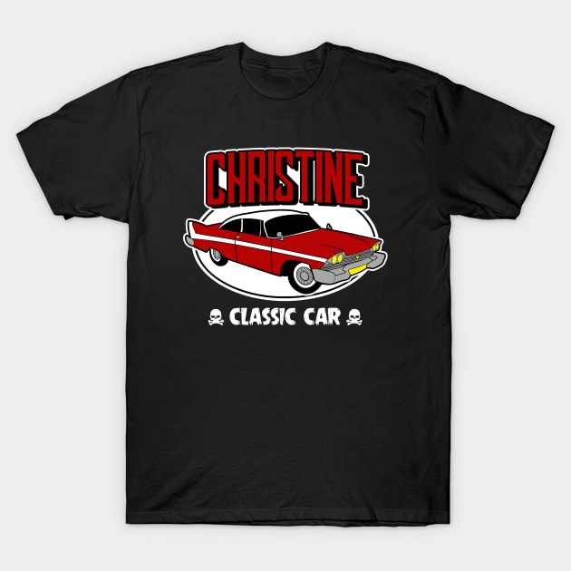 Christine - Classic Car T-Shirt by buby87